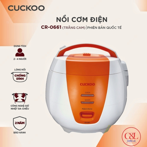 NỒI CƠM ĐIỆN CUCKOO 1.0L CR-0661
