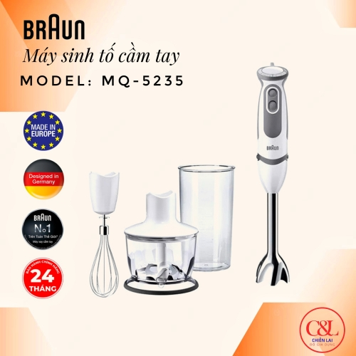 Máy sinh tố cầm tay BRAUN MQ5235