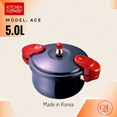 Áp suất đun gas Hàn quốc 5L ACE500