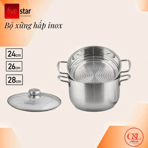 Bộ xửng hấp Fivestar 28cm