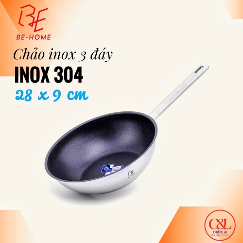 Chảo chống dính sâu lòng Behome 28x9cm