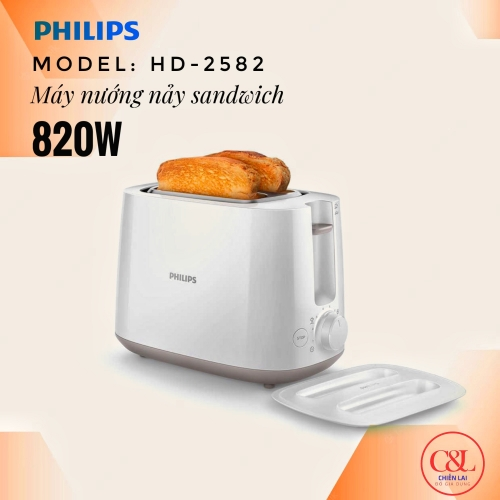 Máy nướng bánh mì Philips HD2582
