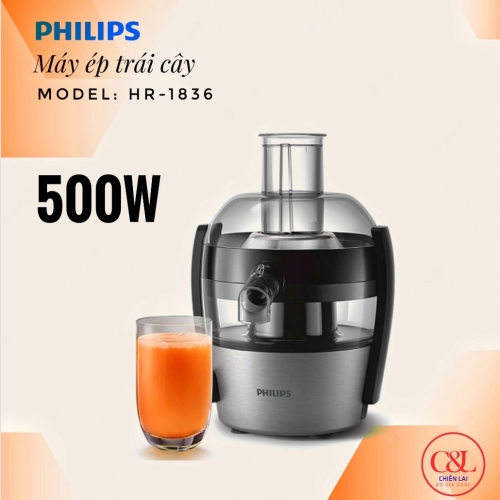 Máy ép trái cây PHILIPS HR1836 (500W)