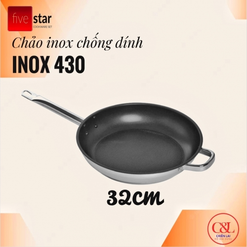 Chảo chống dính Five star 3 đáy 32cm