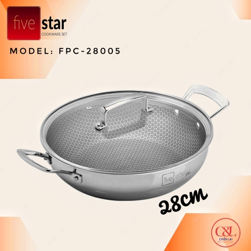 Chảo Blackcube Fivestar 28cm