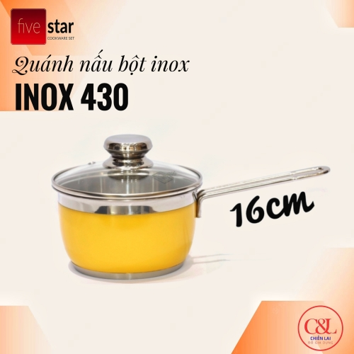 Quánh bột inox FIVESTAR 16cm