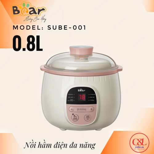 Nồi nấu chậm Bear 0.8L SUBE001