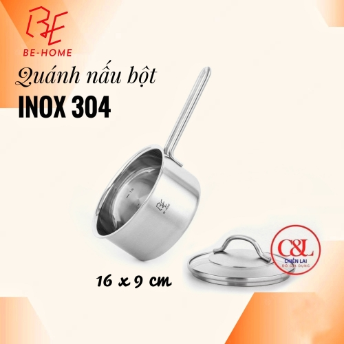 Quánh inox behome 16x 9.5cm