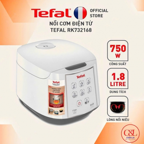 Nồi Cơm Điện Tử 1.8L Tefal RK732168