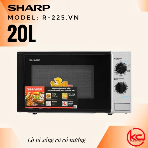 LÒ VI SÓNG CƠ 20L SHARP R-G225VN