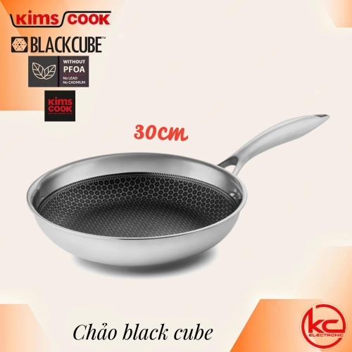 CHẢO CHỐNG DÍNH SIÊU BỀN KIMSCOOK BLACK CUBE ( SÂU LÒNG)