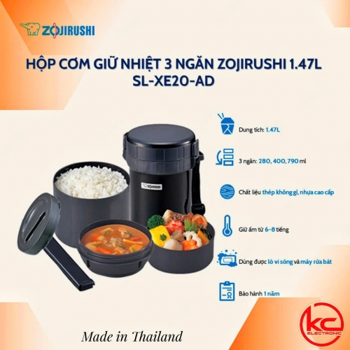Hộp cơm 1.47L Zojirushi SL-XE20