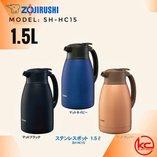 Bình thủy bấm rót 1.5L Zojirushi SH-HC15-NU