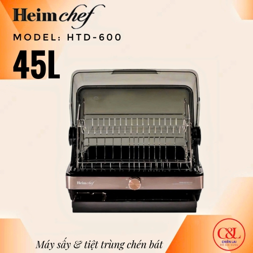 Máy sấy tiệt trùng bát đũa 𝐇𝐞𝐢𝐦𝐂𝐡𝐞𝐟 HTD600