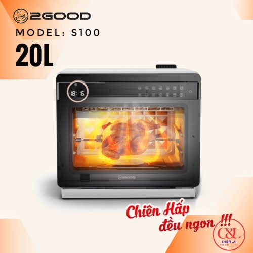 Nồi chiên hơi nước 2GOOD S100 20L