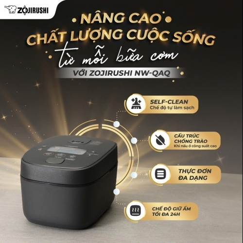 Nồi cơm điện cao tần Zojirushi 1.8L QAQ18