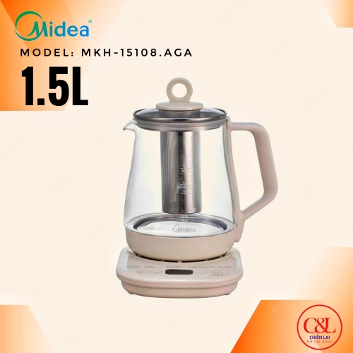 Ấm Pha Trà 14 Chức Năng Midea MKH15108AGA