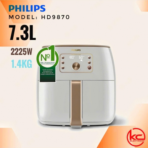 NỒI CHIÊN KHÔNG DẦU PHILIPS 7,3L HD9870/20