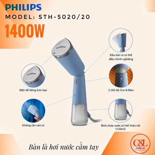 Bàn ủi hơi nước cầm tay Philips STH5020/20