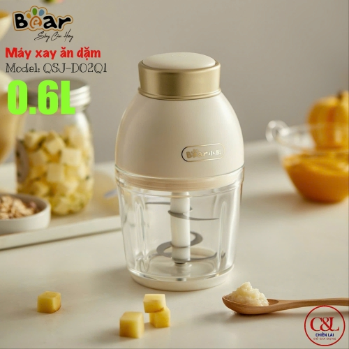 Máy Xay Ăn Dặm 0.6L Bear QSJ-D02Q1