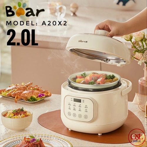 🌺Nồi Áp Suất Bear Đa Năng 2L A20x2🌺