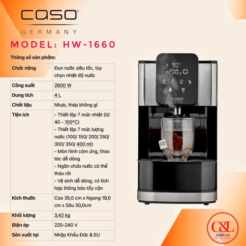 BÌNH THỦY CASO HW1660