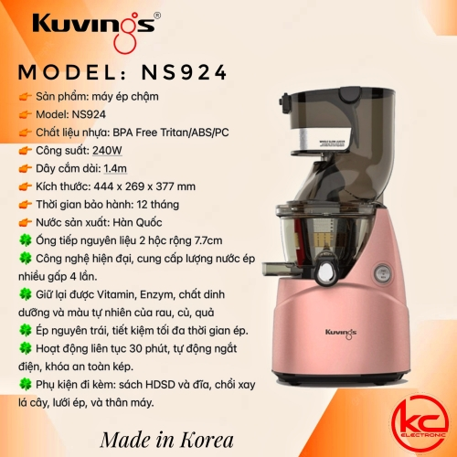 Máy ép chậm Kuvings NS924