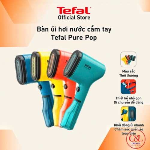 Bàn ủi hơi nước cầm tay Tefal Pure Pop DT2024E1