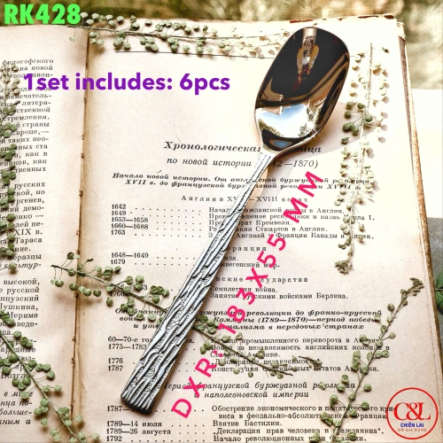 THÌA TRÁNG MIỆNG SYLVA SPOON inox 18/10 ( Set 6) - RK428