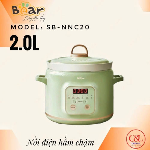 Nồi nấu chậm 2L Bear SB-NNC20
