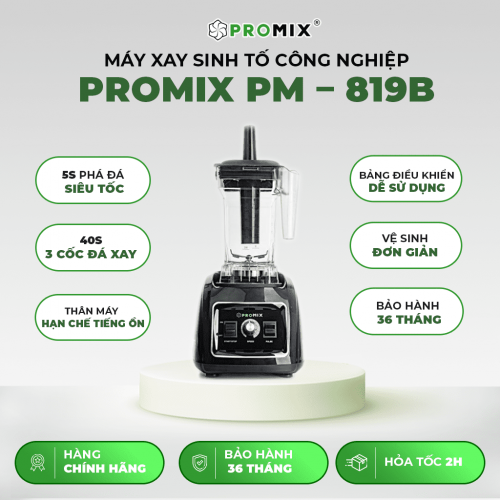MÁY XAY SINH TỐ CÔNG NGHIỆP PROMIX PM-819B