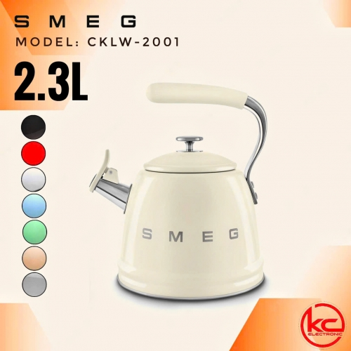 Ấm đun bếp từ 2.3L SMEG CKLW-2001.CR