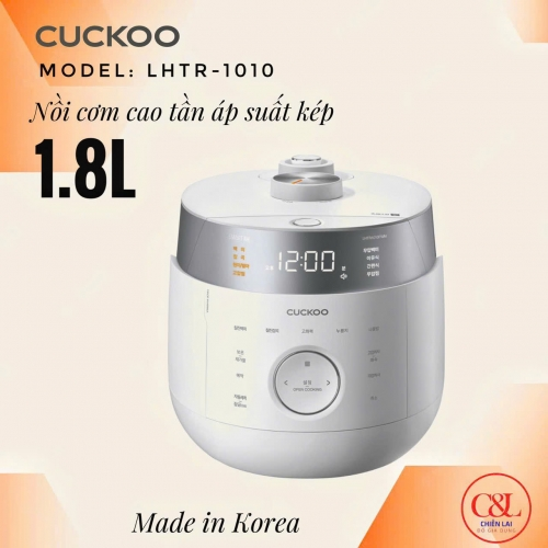 Nồi cơm điện cao tần áp suất kép Cuckoo 1.8L LHTR1060FW