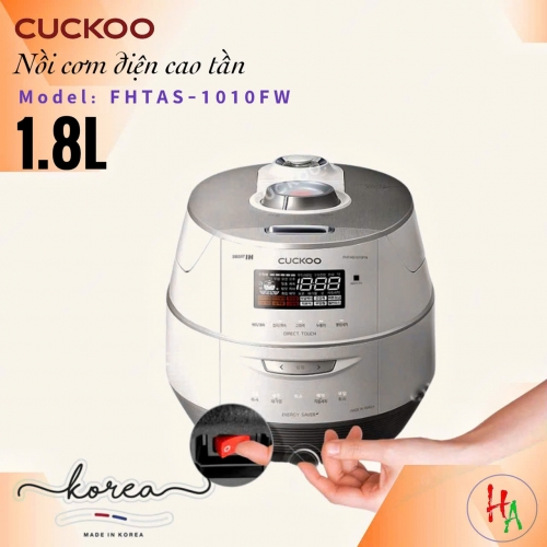 Nồi cơm áp suất cao tần Cuckoo CRP-FHTAS1010FW (1.8L)